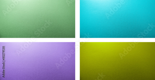 set of 4 colors metallized backgrounds