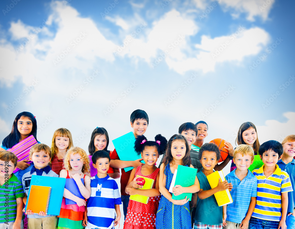 Children Cheerful Studying Education knowledge Concept Children Cheerful Studying Education knowledge Concept
