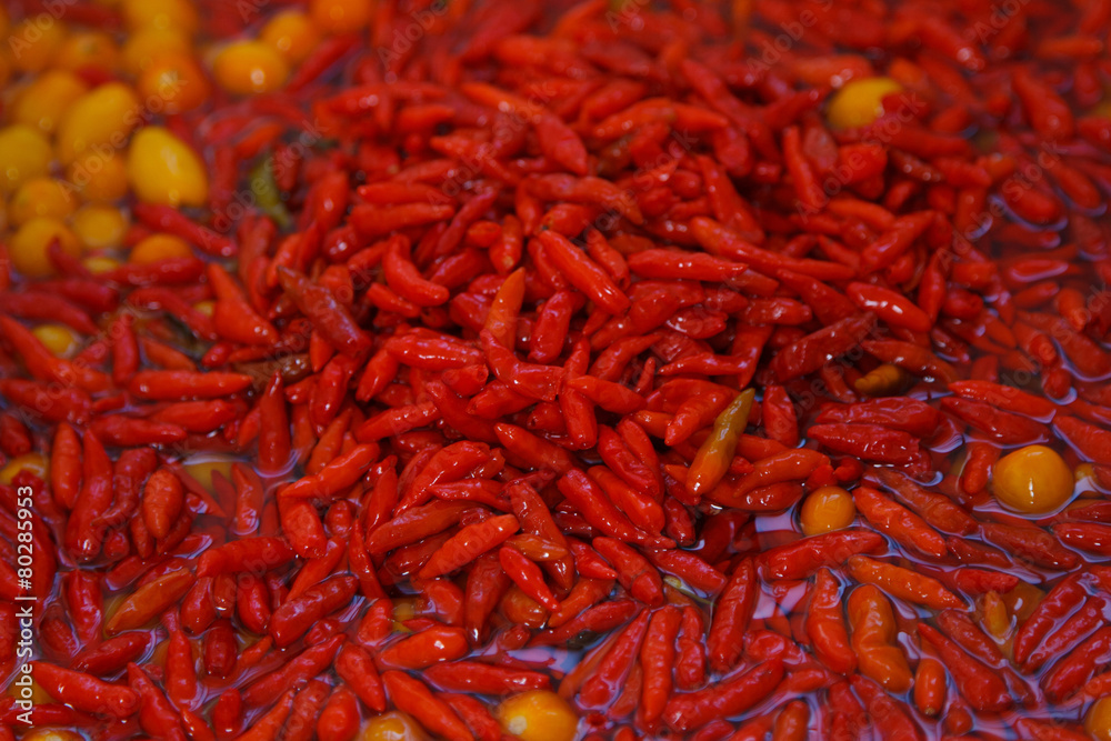 Fototapeta premium Sauce of peppers.