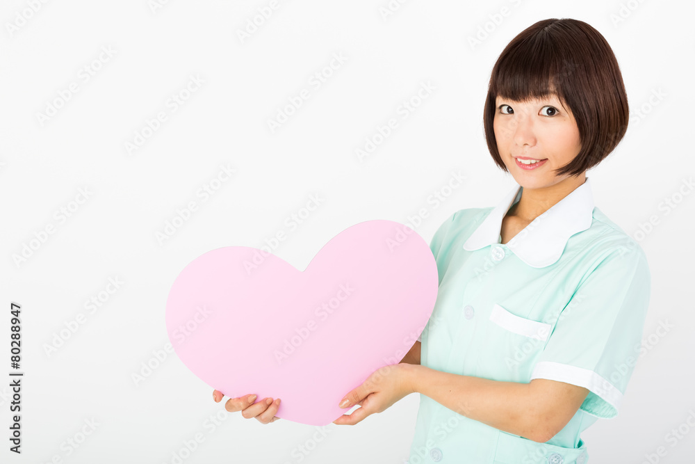 ハートを持つナース