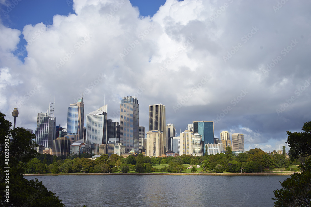 skyline of Sydney