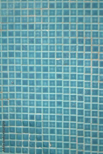 blue tile mosaics background texture