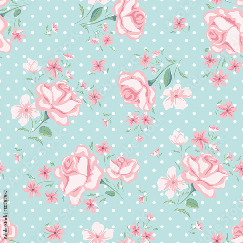 Floral seamless vintage pattern 3