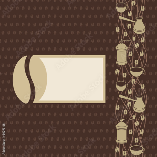 Coffee Set. Page1 Mock-up for infographics, presentation, books