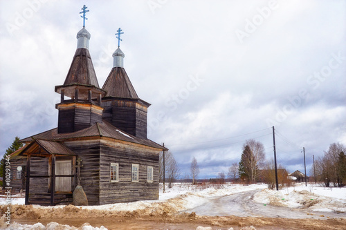 wooden church photo