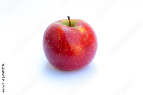 Red apple isolated on white