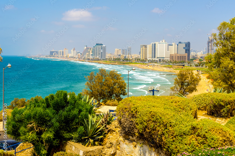 View of the sea in Tel Aviv
