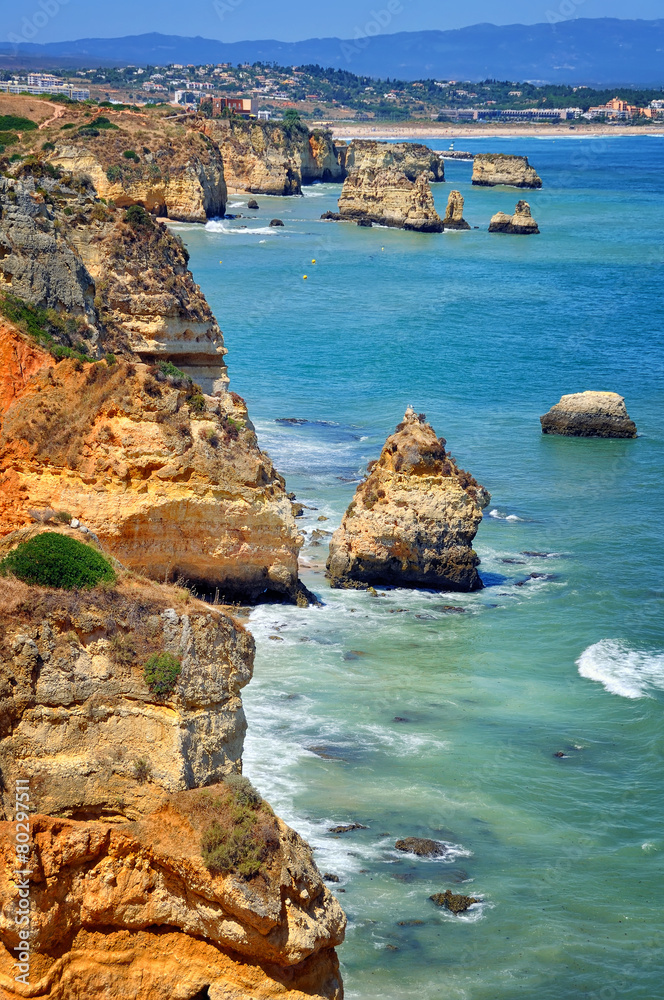 Algrave coastline, Portugal