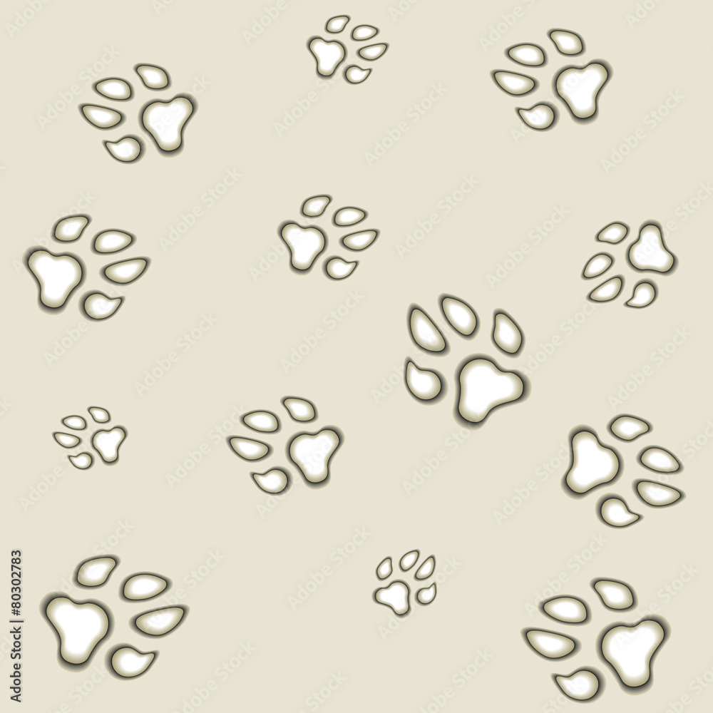Texture dog step Texture dog step