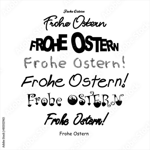 Osterei mit beschriftung frohe ostern