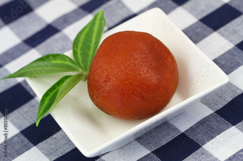 Gulab jamun, closeup