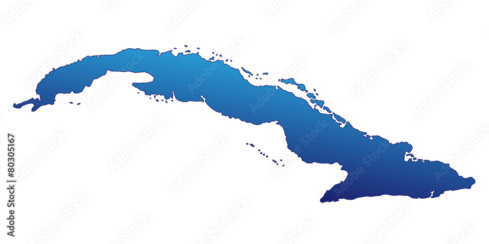 Kuba in Blau