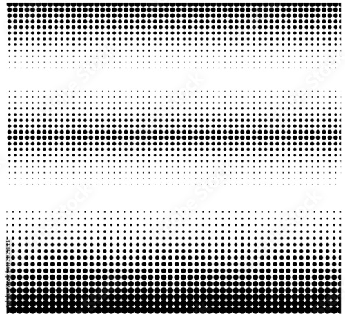 Halftone borders