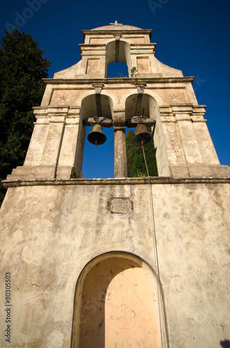 Fotografija Old belfry on Corfu island, Greece