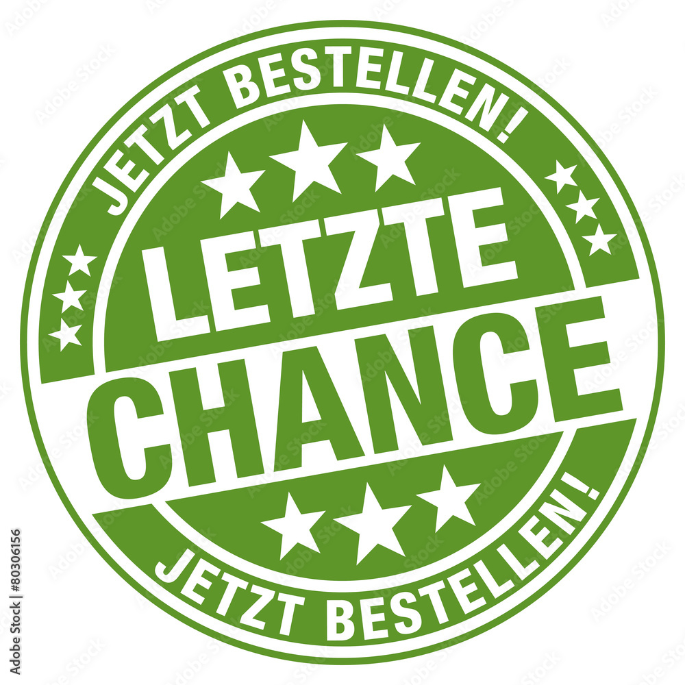 Letzte Chance - jetzt bestellen!