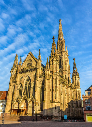 Temple Saint-Etienne of Mulhouse. Alsace, France