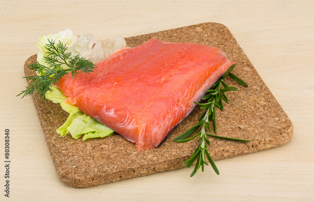 Salted salmon