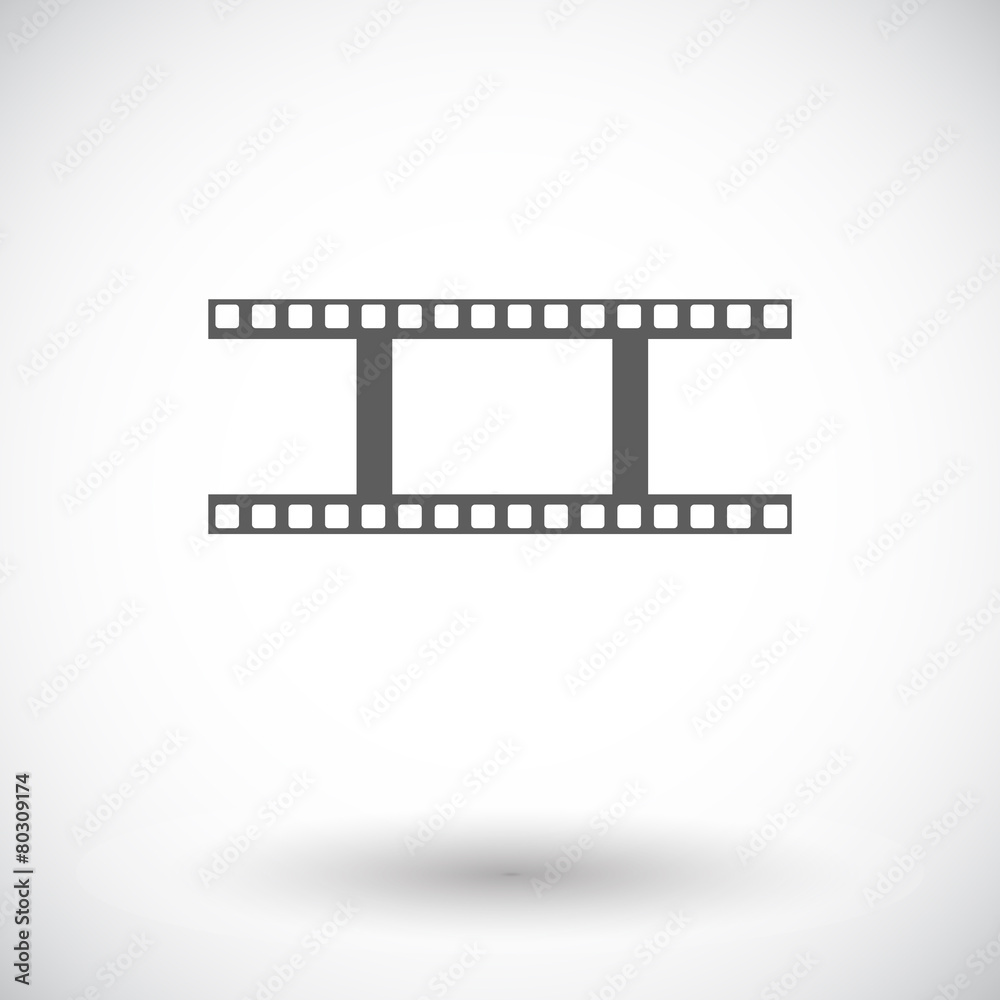 Film flat icon. Film flat icon.
