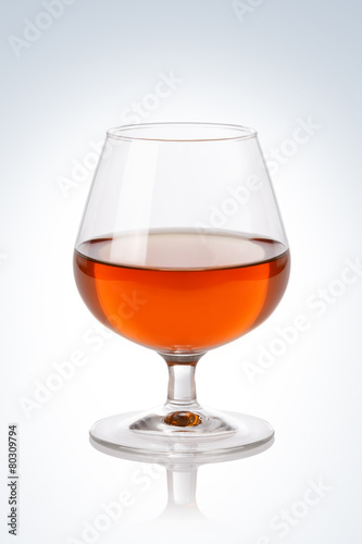Glass of cognac