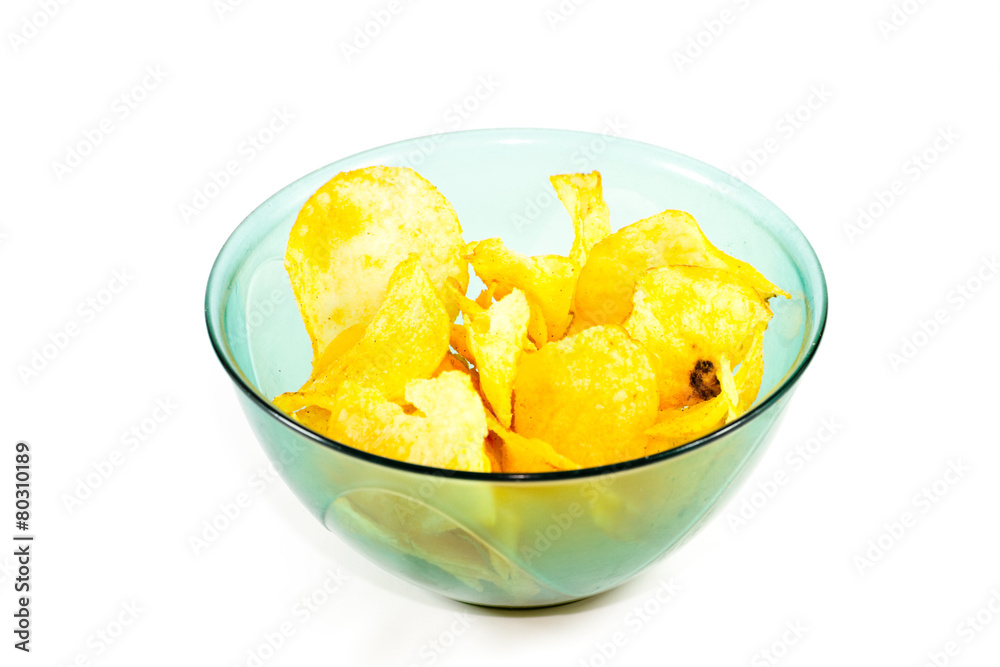 Frische Kartoffelchips