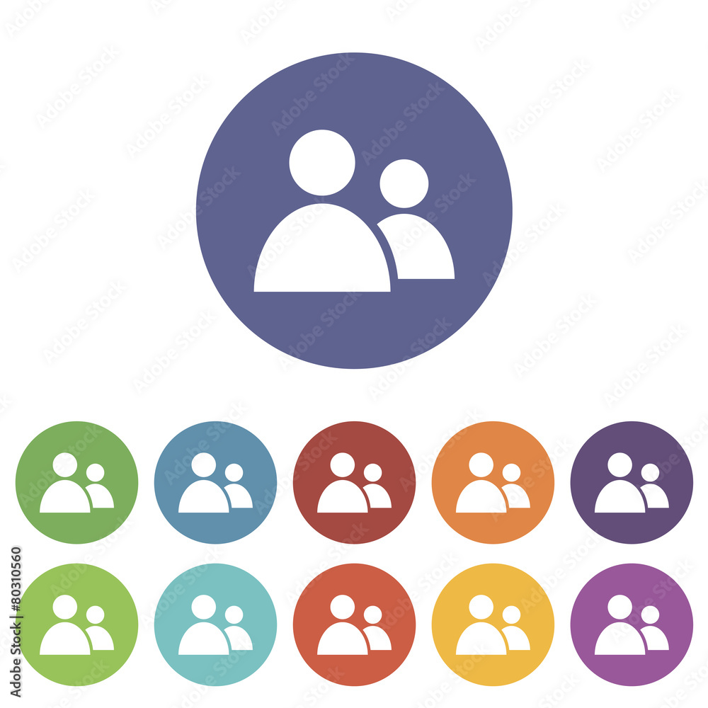 Leader flat icon Leader flat icon