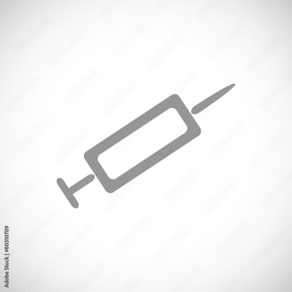 Syringe black icon