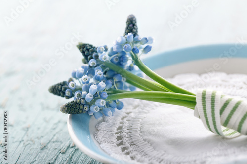 Fotografia Blue muscari flowers