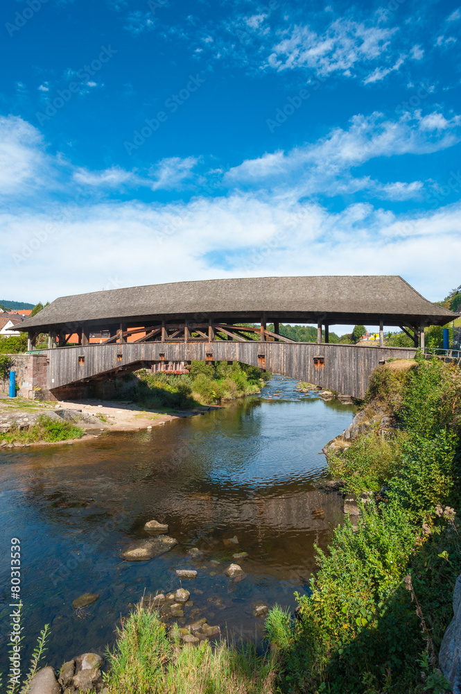 Historische Holzbrücke, Forbach