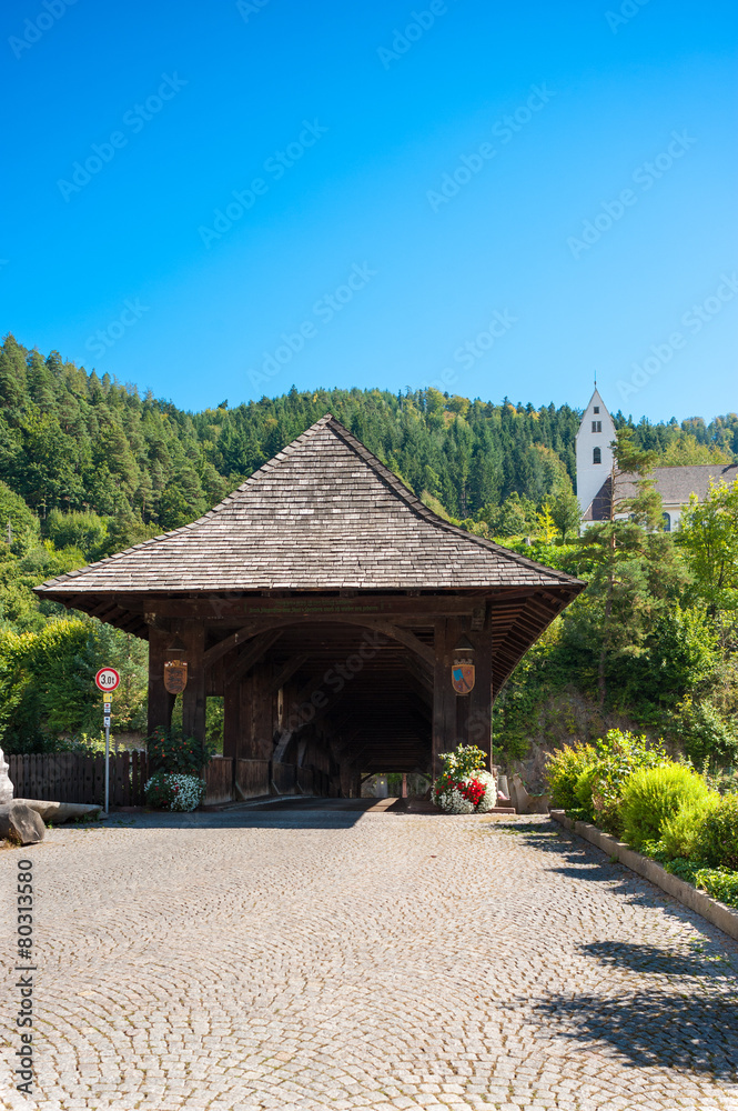 Historische Holzbrücke, Forbach