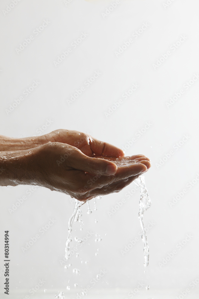Fototapeta premium Handful of water