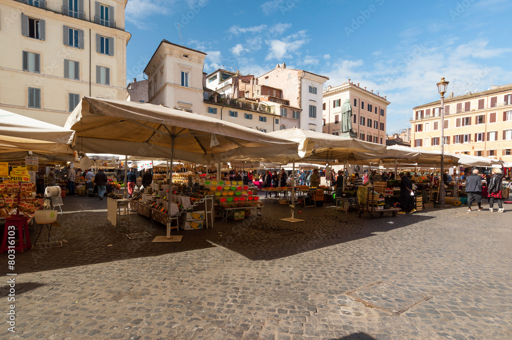 Roma Mercato a Campo dei Fiori