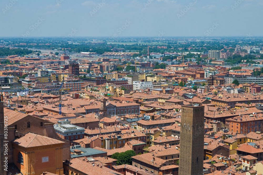 Obraz premium Panoramic view of Bologna. Emilia-Romagna. Italy.