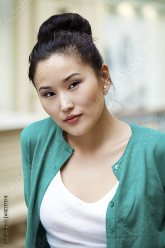 Portrait of a beautiful asian young woman