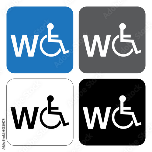 WC disabled wheelchair