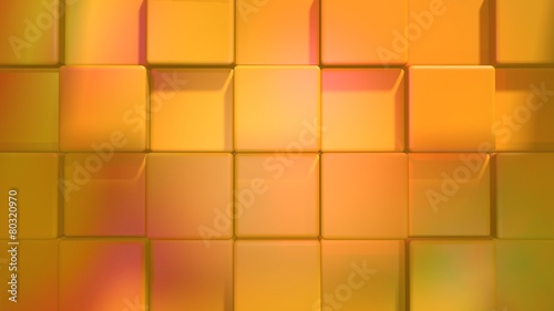 orange gradient relief surface from cubes soft light stop