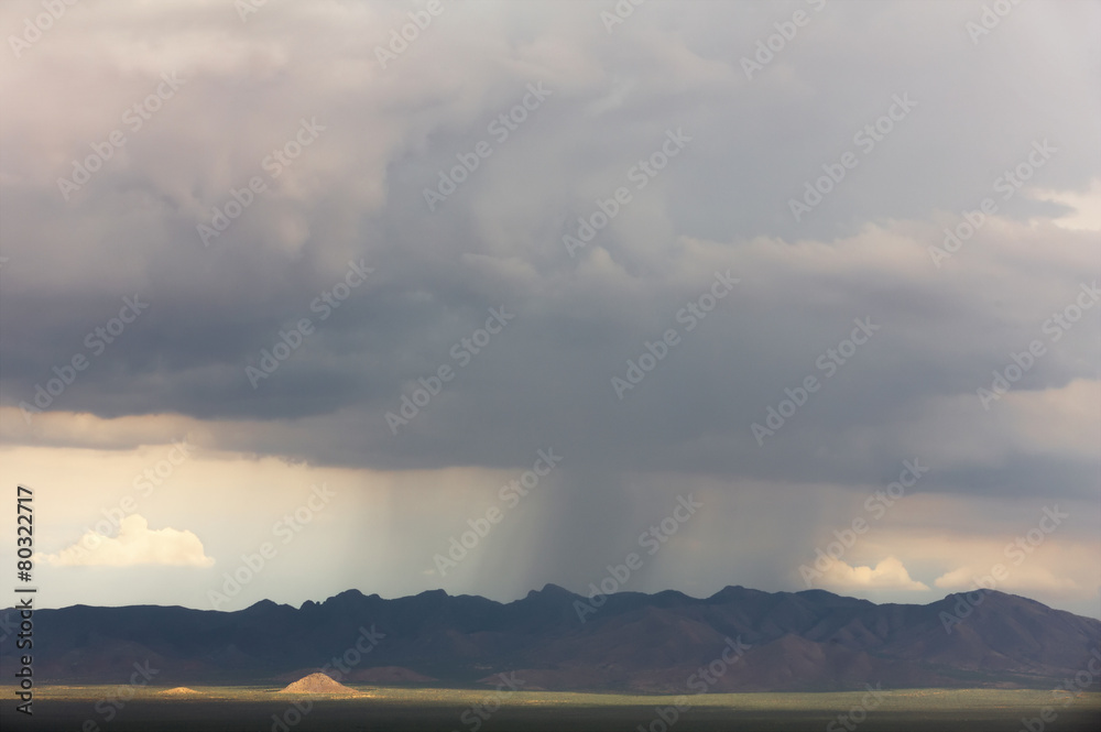 Rain Storm in Mountains