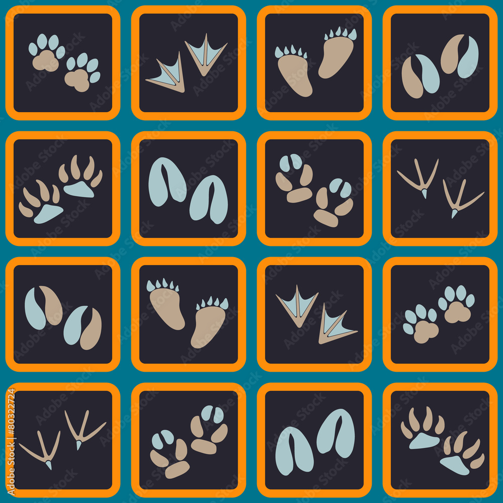 Seamless background with screws
