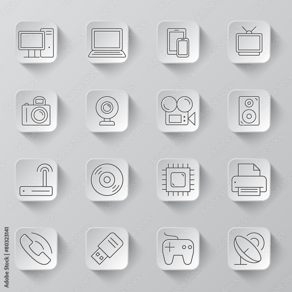 Technology and Electronics Icons