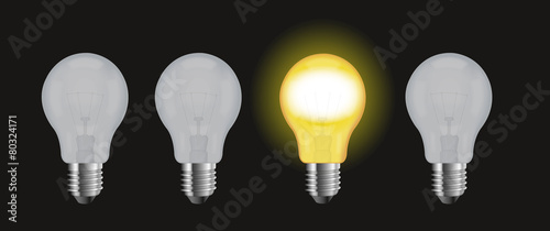 Ampoule allumer dans le noir