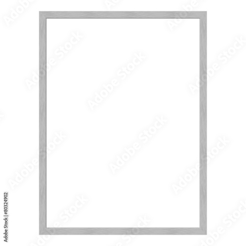 Picture frame, metal brushed, picture format 4:3
