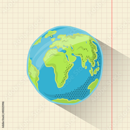Doodle globe