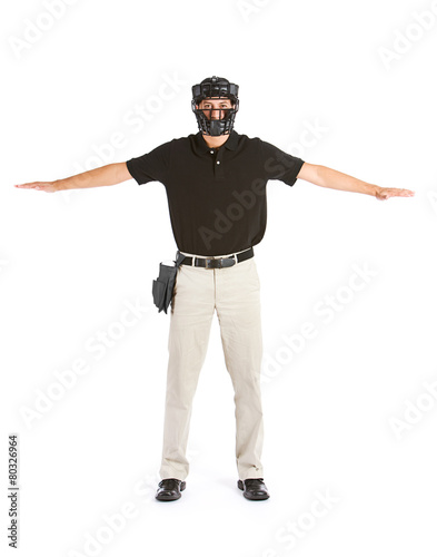 Εκτύπωση καμβά Baseball: The Runner Is Safe