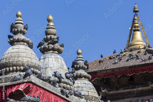 The famous Durbar square in Kathmandu, Nepal.