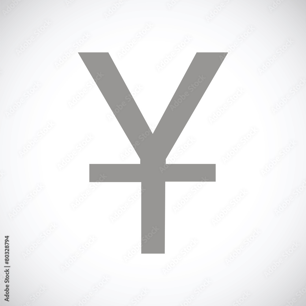 Yen black icon Yen black icon