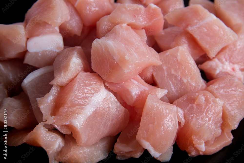 Sliced chicken meat Sliced chicken meat