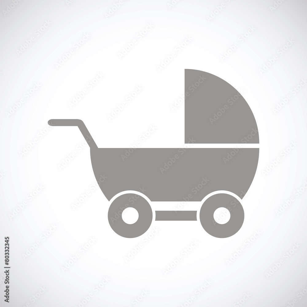 Baby carriage black icon Baby carriage black icon
