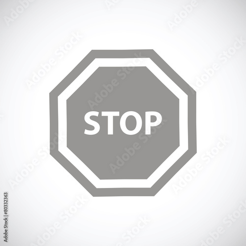 Stop black icon