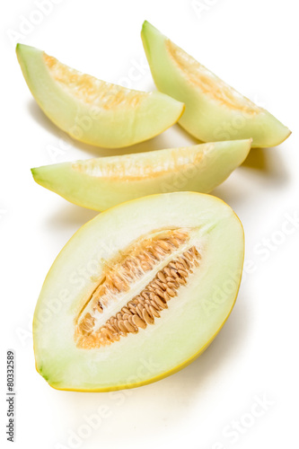 yellow melon slices