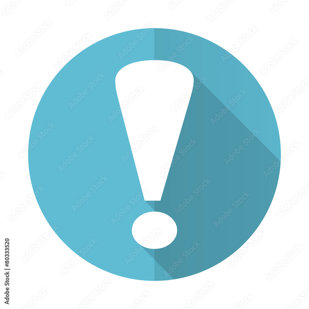 exclamation sign blue flat icon warning sign exclamation sign blue flat icon warning sign