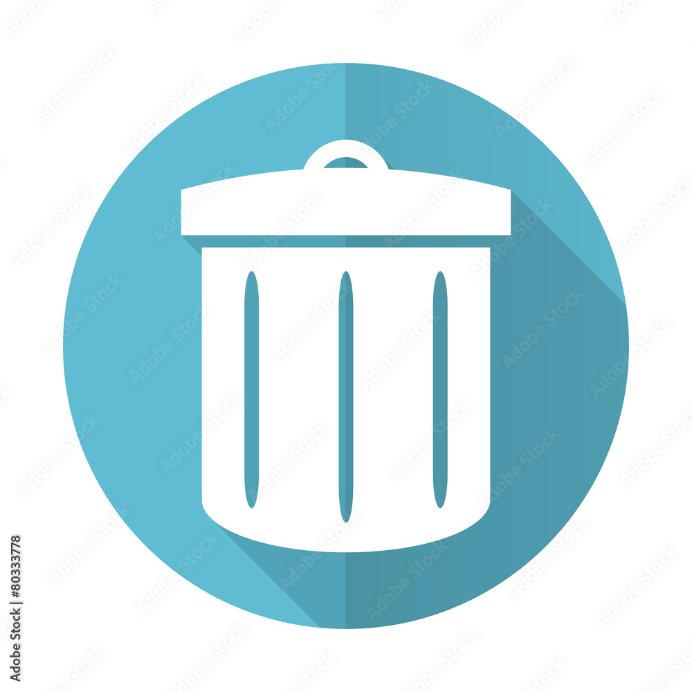 recycle blue flat icon recycle bin sign recycle blue flat icon recycle bin sign